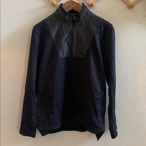 Mens Calvin Klein 1/2 Zip Thrml Jacket Black L